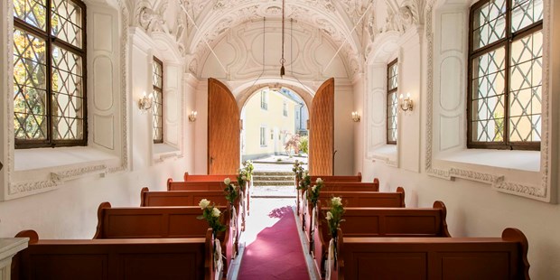 Destination-Wedding - Salzburg - In unserer barocken Kapelle werden Hochzeitsträume wahr. Auch ideal für Taufen. - ARCOTEL Castellani Salzburg