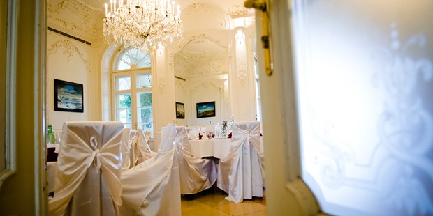 Destination-Wedding - Donauraum - Der Festsaal vom Schloss Wilhelminenberg in Wien.
Foto © greenlemon.at - Austria Trend Hotel Schloss Wilhelminenberg