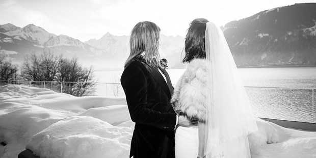 Destination-Wedding - Umgebung: am Land - Hochzeit im Winter am Zeller See - Seehotel Bellevue****s